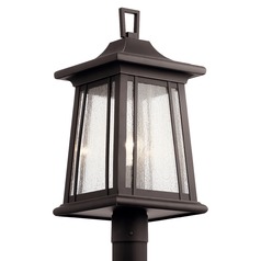 Taden Rubbed Bronze Post Light by Kichler Lighting