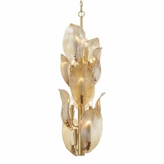 Orchid 10-Light Pendant in Legacy Brass by Metropolitan