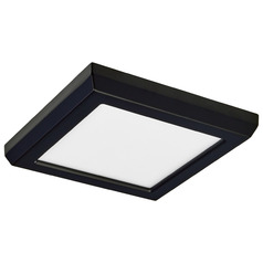Blink 5-Inch 9W 5CCT LED Flush Mount in Black by Satco Lighting