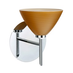 Besa Lighting Domi Chrome LED Sconce