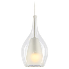 Matteo Lighting Jericho Chrome Mini-Pendant Light with Bowl / Dome Shade