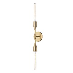 Tara Aged Brass Sconce by Mitzi by Hudson Valley