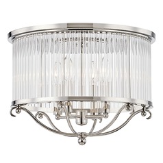Glass No. 1 Wall Sconce in Polished Nickel by Hudson Valley Lighting