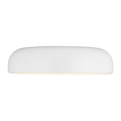 Sean Lavin Kosa 18-Inch LED Flush Mount in White by Visual Comfort Modern