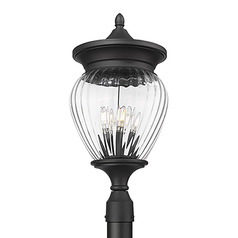 Z-Lite Davina Black Post Light