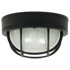 Bulkhead Matte Black Flush Mount by Craftmade Lighting