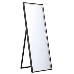 Cerissa 65x24-Inch Free Standing 3CCT LED Mirror in Black by Eurofase