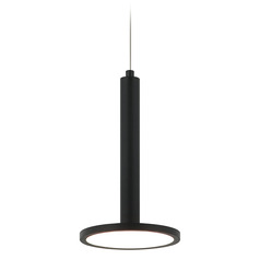 Matteo Lighting Extraterrestrial Matte Black LED Mini-Pendant Light