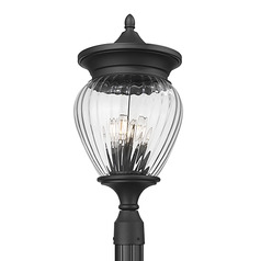 Z-Lite Davina Black Post Light
