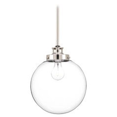 Penn Mini Pendant in Polished Nickel by Progress Lighting