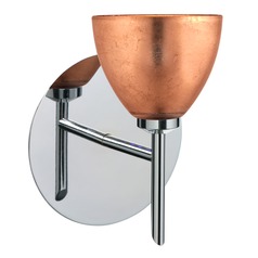 Besa Lighting Divi Chrome LED Sconce