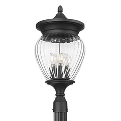 Z-Lite Davina Black Post Light