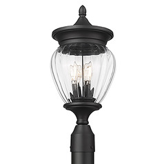 Z-Lite Davina Black Post Light