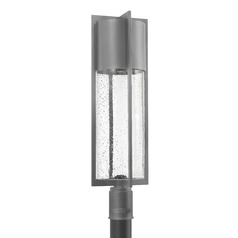 Seeded Glass Post Light Grey by Hinkley Lighting