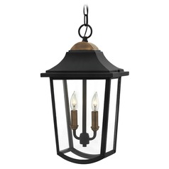 Burton 18.25-Inch Black Outdoor Hanging Light by Hinkley Lighting