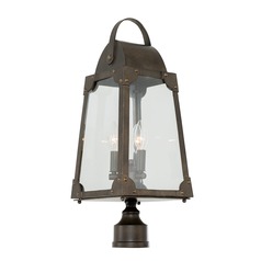 Arlington Aged Bronze Post Light by Kalco Lighting