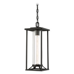 Trescott Black Outdoor Hanging Light by Minka Lavery