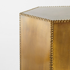 Cyan Design J Kent Martin Koori Aged Brass Accent Table
