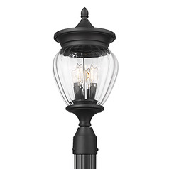 Z-Lite Davina Black Post Light