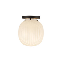Alora Lighting Cherise Matte Black Semi-Flushmount Light