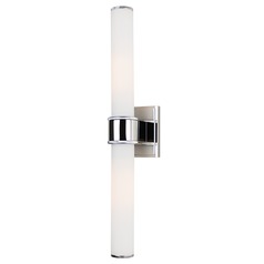 Mill Valley Polished Nickel Bathroom Light by Hudson Valley Lighting