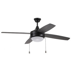 Phaze Energy Star 52-Inch Fan in Flat Black by Craftmade Lighting