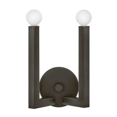 Ezra 2-Light Wall Sconce in Black Oxide by Hinkley Lighting