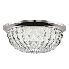 Schonbek Worldwide Lighting Genoa Polished Chrome LED Flushmount Light