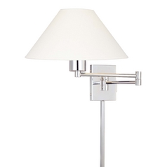 Boring Swing Arm Lamp in Chrome by George Kovacs