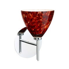 Besa Lighting Mia Chrome LED Sconce