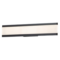 Visor Black LED Vertical Bathroom Light by Maxim Lighting
