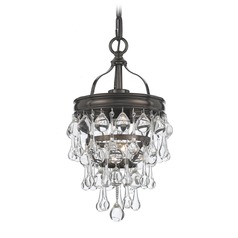 Crystorama Lighting Calypso Vibrant Bronze Mini-Pendant Light