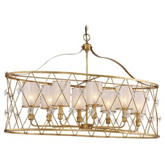 Victoria Park Elara Gold Linear Light by Metropolitan Lighting