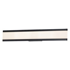 Visor Black LED Vertical Bathroom Light by Maxim Lighting
