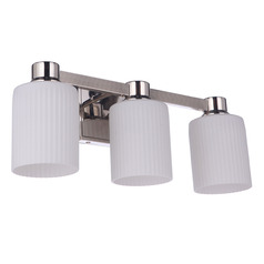 Bretton Polished Nickel Bathroom Light by Craftmade Lighting