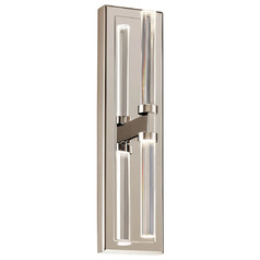 Sycara Wall Sconce in Polished Nickel by Kichler Lighting