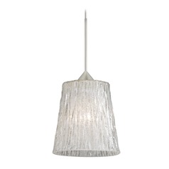 Besa Lighting Nico Satin Nickel LED Mini-Pendant Light
