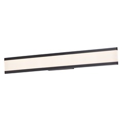 Visor Black LED Vertical Bathroom Light by Maxim Lighting