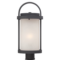 Willis Textured Black LED Post Light by Nuvo Lighting