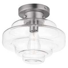 Maxim Lighting Harbor Satin Nickel Flushmount Light