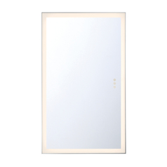 Lenora 54x32-Inch 3CCT LED Mirror in Silver by Eurofase Lighting