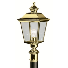 Bay Shore 22.50-Inch Post Light in Polished Brass by Kichler Lighting