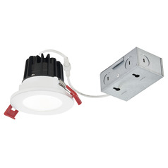 2-Inch LED Canless Recessed Downlight White/White 8W 3000K by Recesso