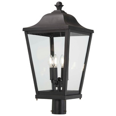 Savannah Sand Coal Post Light by Minka Lavery