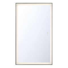 Lenora 54x32-Inch 3CCT LED Mirror in Black by Eurofase Lighting