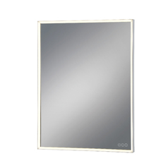 Lumo 32x24-Inch 3CCT LED Mirror in Silver by Eurofase Lighting