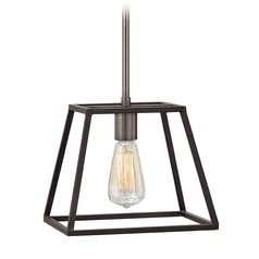 Fulton 10-Inch Aged Zinc Pendant by Hinkley Lighting