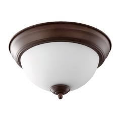 Oiled Bronze Flush Mount by Quorum Lighting