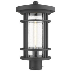 Jordan Black Post Light by Z-Lite