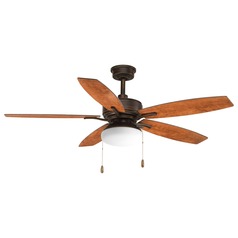 BilloW Antique Bronze LED Ceiling Fan by Progress Lighting